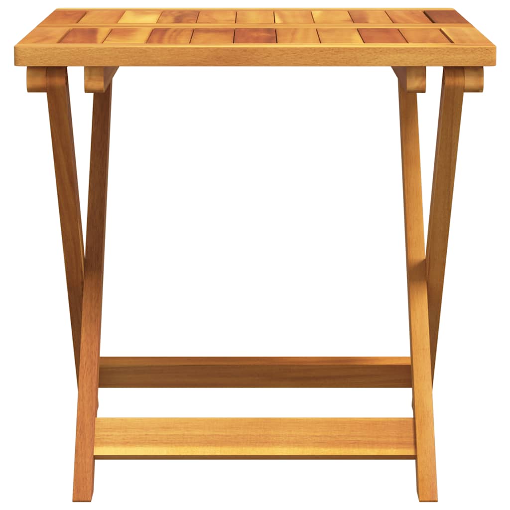Tuintafel inklapbaar 50x50x50 cm massief acaciahout is nu te koop bij PeponiXL, paradijselijk wonen!