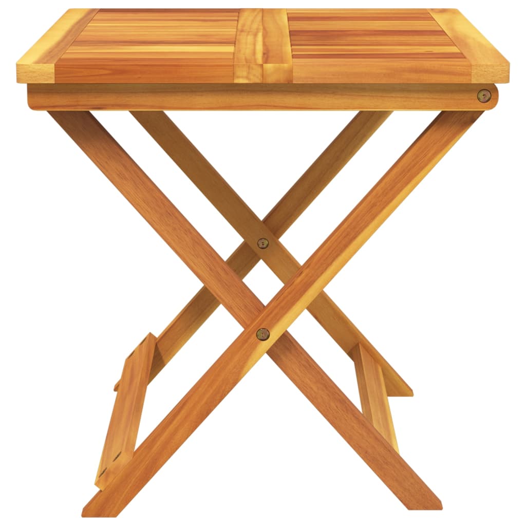 Tuintafel inklapbaar 50x50x50 cm massief acaciahout is nu te koop bij PeponiXL, paradijselijk wonen!
