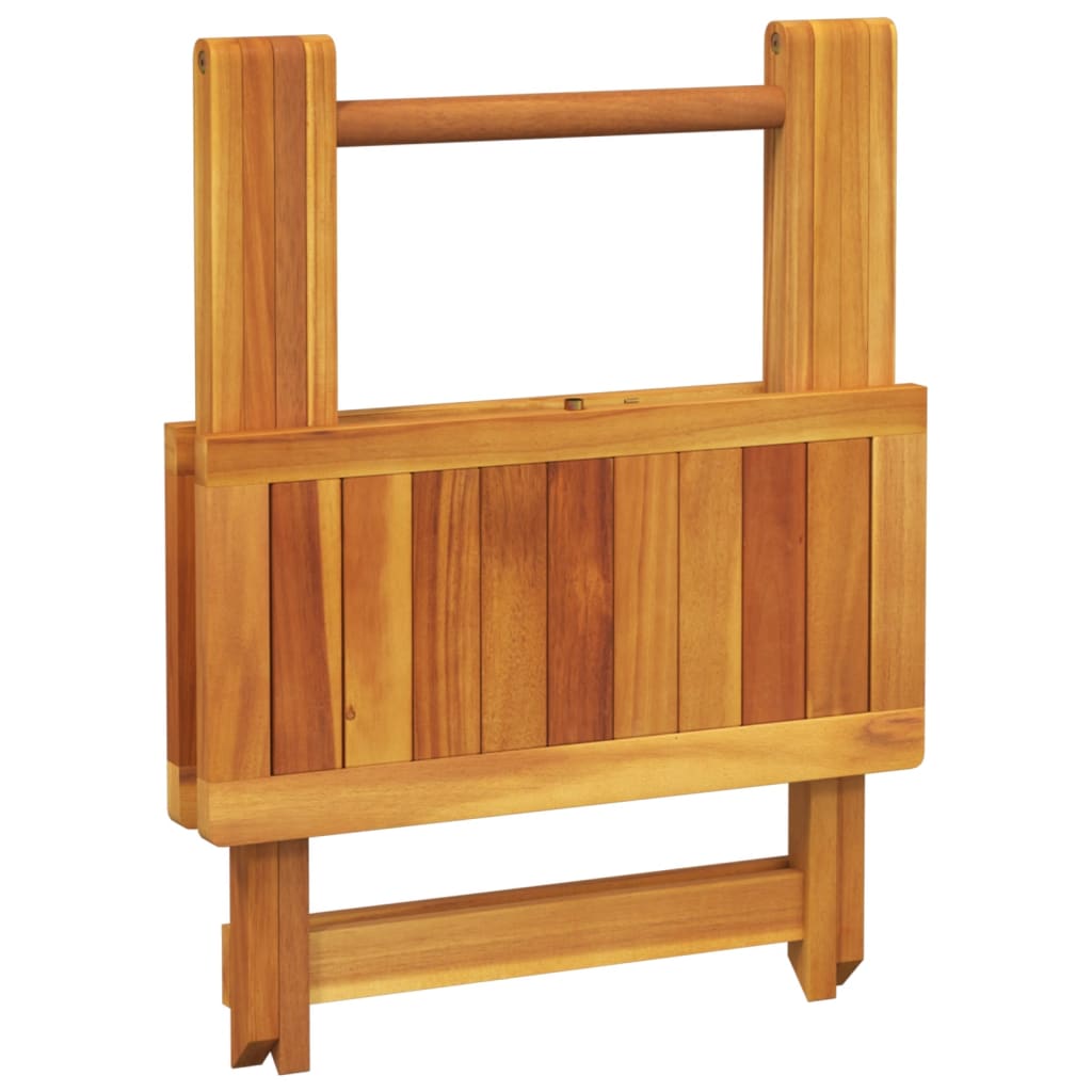 Tuintafel inklapbaar 50x50x50 cm massief acaciahout is nu te koop bij PeponiXL, paradijselijk wonen!