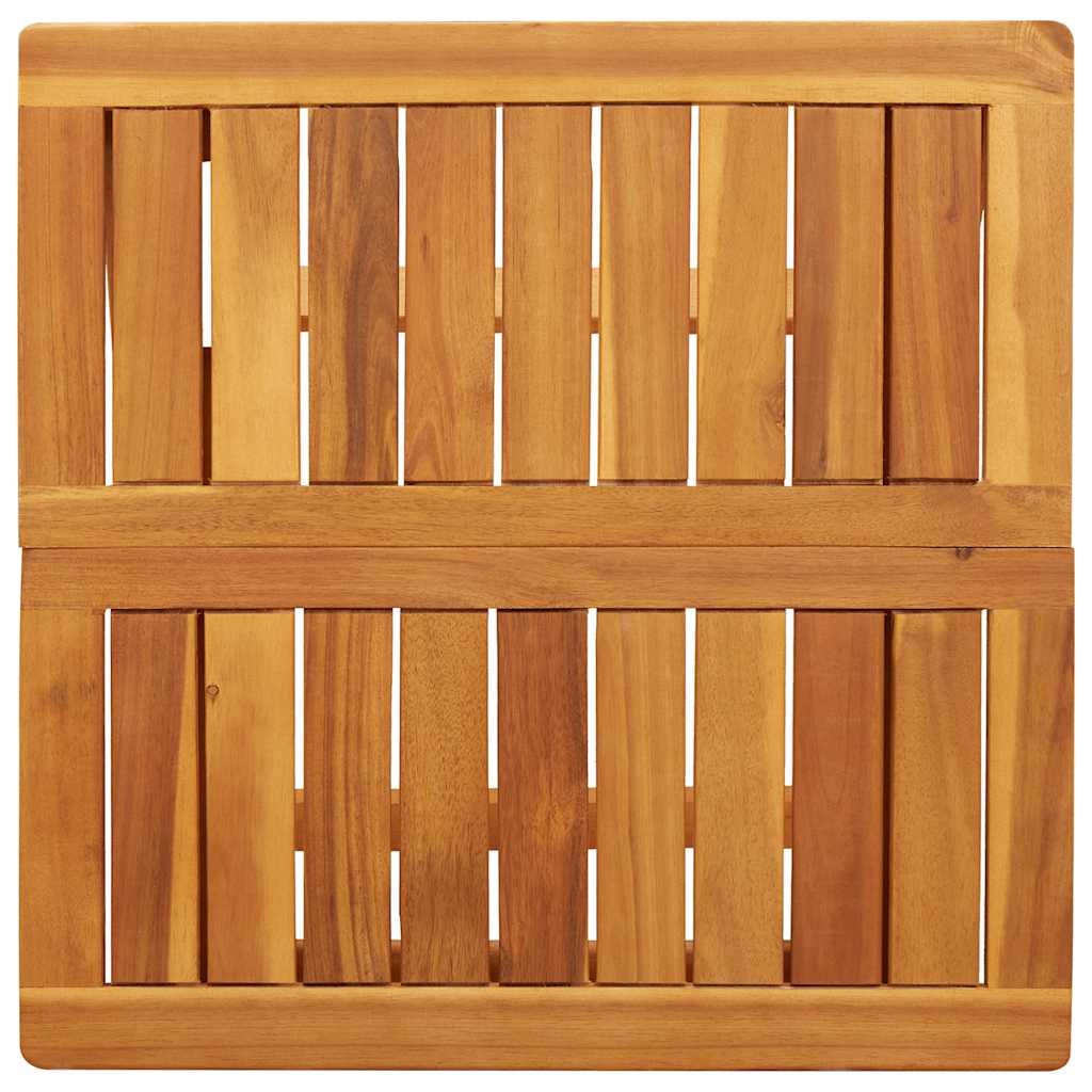Tuintafel inklapbaar 50x50x50 cm massief acaciahout is nu te koop bij PeponiXL, paradijselijk wonen!