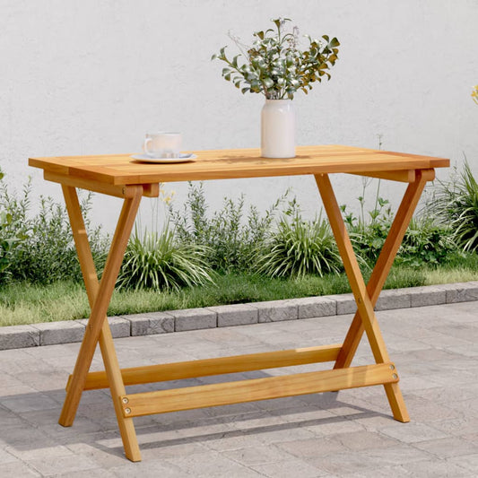 Tuintafel inklapbaar 90x52,5x65 cm massief acaciahout is nu te koop bij PeponiXL, paradijselijk wonen!