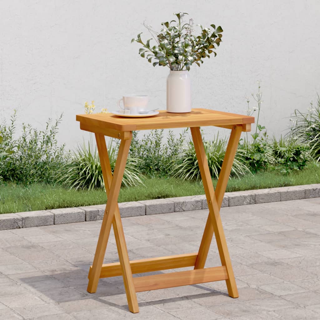 Tuintafel inklapbaar 50x36x60 cm massief acaciahout is nu te koop bij PeponiXL, paradijselijk wonen!