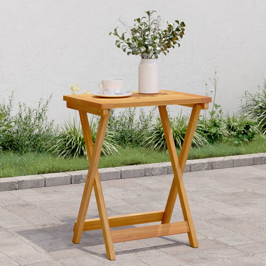 Tuintafel inklapbaar 50x36x60 cm massief acaciahout is nu te koop bij PeponiXL, paradijselijk wonen!
