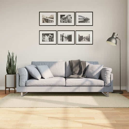 Vloerkleed HUARTE laagpolig zacht wasbaar 100x200 cm crème is nu te koop bij PeponiXL, paradijselijk wonen!
