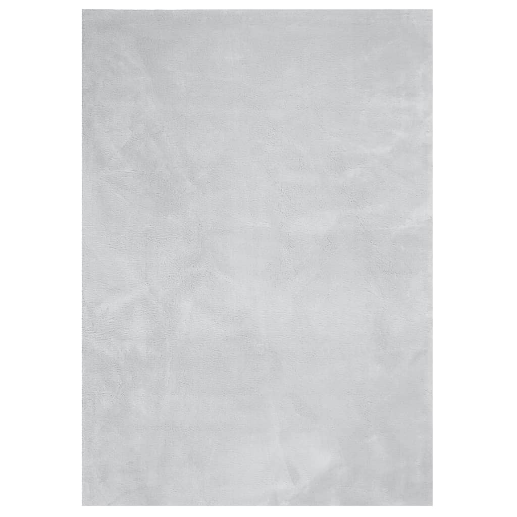 Vloerkleed HUARTE laagpolig zacht wasbaar 200x280 cm grijs is nu te koop bij PeponiXL, paradijselijk wonen!