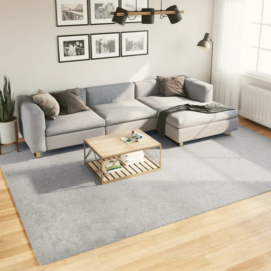 Vloerkleed HUARTE laagpolig zacht wasbaar 240x340 cm grijs is nu te koop bij PeponiXL, paradijselijk wonen!