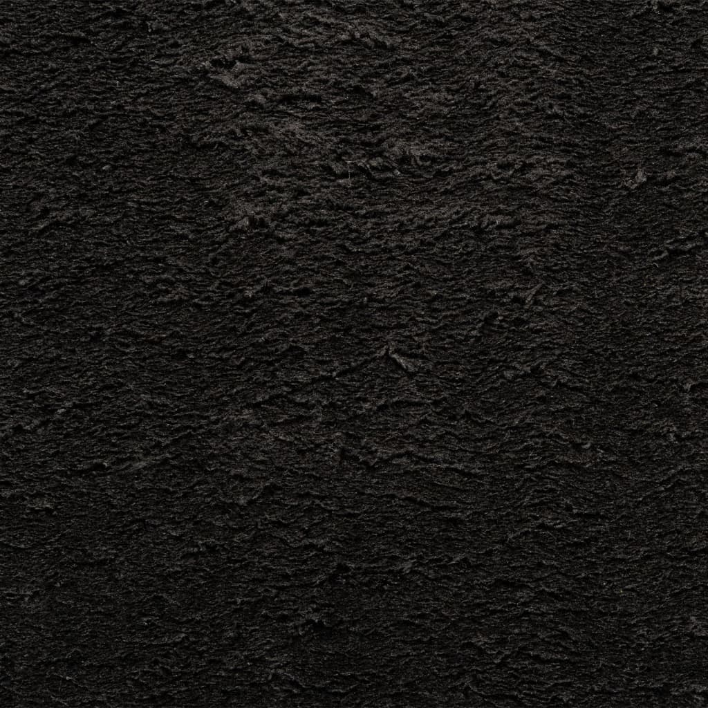 Vloerkleed HUARTE laagpolig zacht wasbaar 240x340 cm zwart is nu te koop bij PeponiXL, paradijselijk wonen!