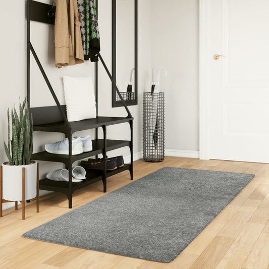 Vloerkleed PAMPLONA shaggy hoogpolig modern 80x200 cm groen is nu te koop bij PeponiXL, paradijselijk wonen!