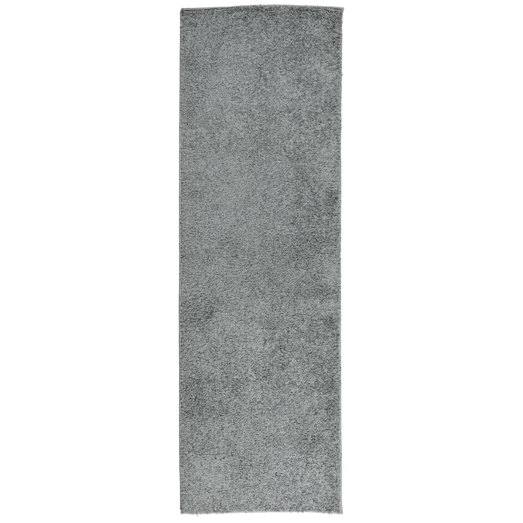 Vloerkleed PAMPLONA shaggy hoogpolig modern 80x250 cm groen is nu te koop bij PeponiXL, paradijselijk wonen!