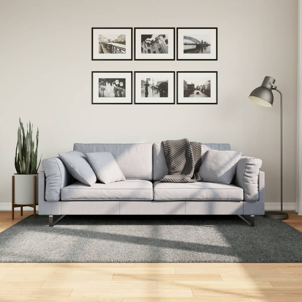 Vloerkleed PAMPLONA shaggy hoogpolig modern 140x200 cm groen is nu te koop bij PeponiXL, paradijselijk wonen!
