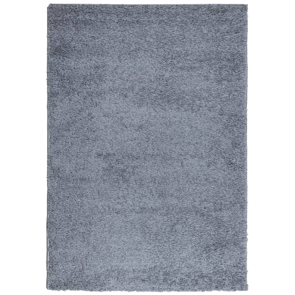 Vloerkleed PAMPLONA shaggy hoogpolig modern 140x200 cm blauw is nu te koop bij PeponiXL, paradijselijk wonen!