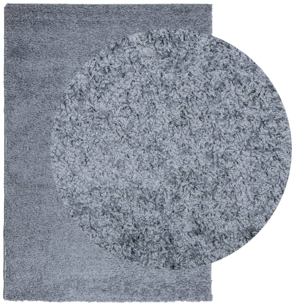 Vloerkleed PAMPLONA shaggy hoogpolig modern 140x200 cm blauw is nu te koop bij PeponiXL, paradijselijk wonen!