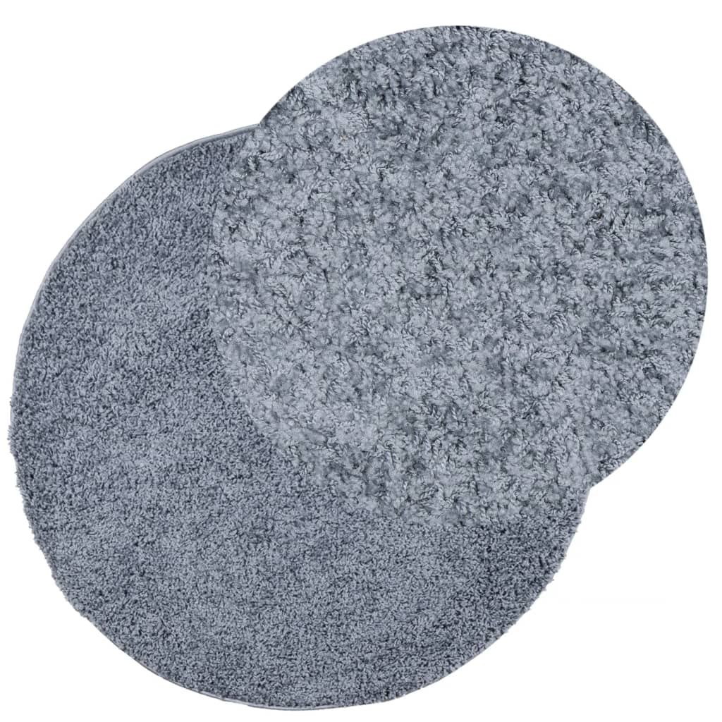 Vloerkleed PAMPLONA shaggy hoogpolig modern Ø 280 cm blauw is nu te koop bij PeponiXL, paradijselijk wonen!