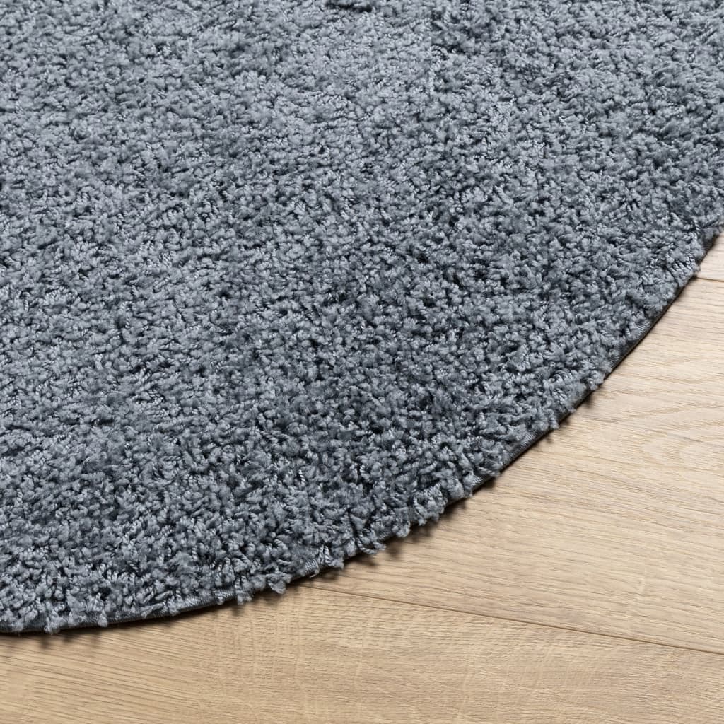 Vloerkleed PAMPLONA shaggy hoogpolig modern Ø 280 cm blauw is nu te koop bij PeponiXL, paradijselijk wonen!