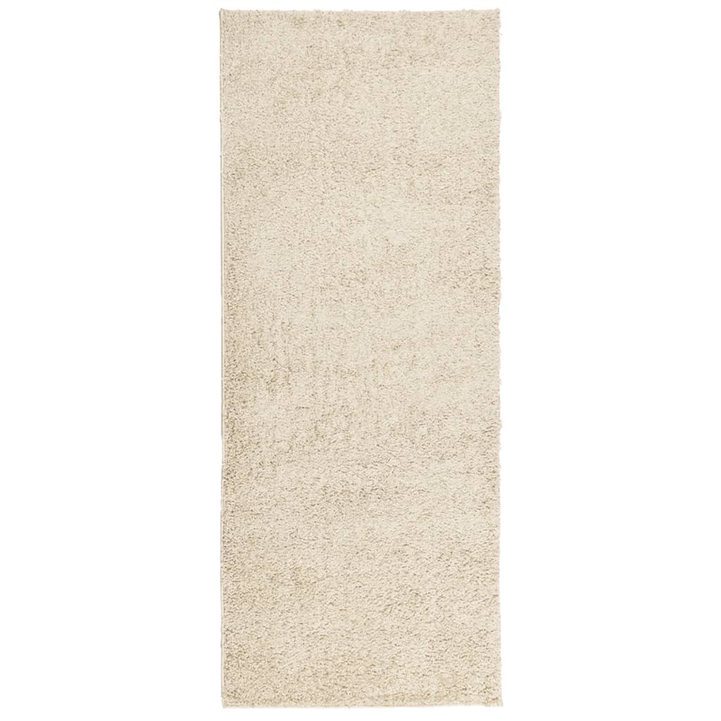 Vloerkleed PAMPLONA shaggy hoogpolig modern 80x200 cm goudkleur is nu te koop bij PeponiXL, paradijselijk wonen!