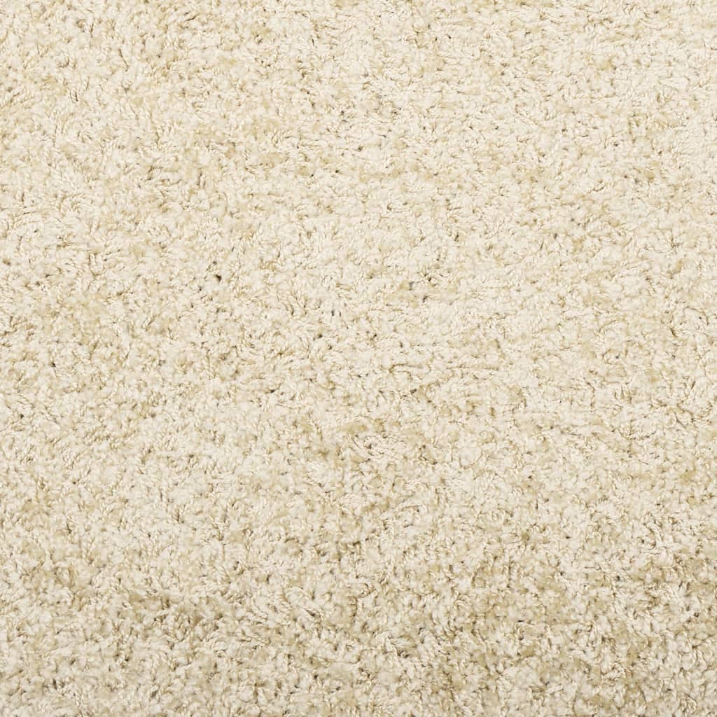 Vloerkleed PAMPLONA shaggy hoogpolig modern 160x160 cm goud is nu te koop bij PeponiXL, paradijselijk wonen!