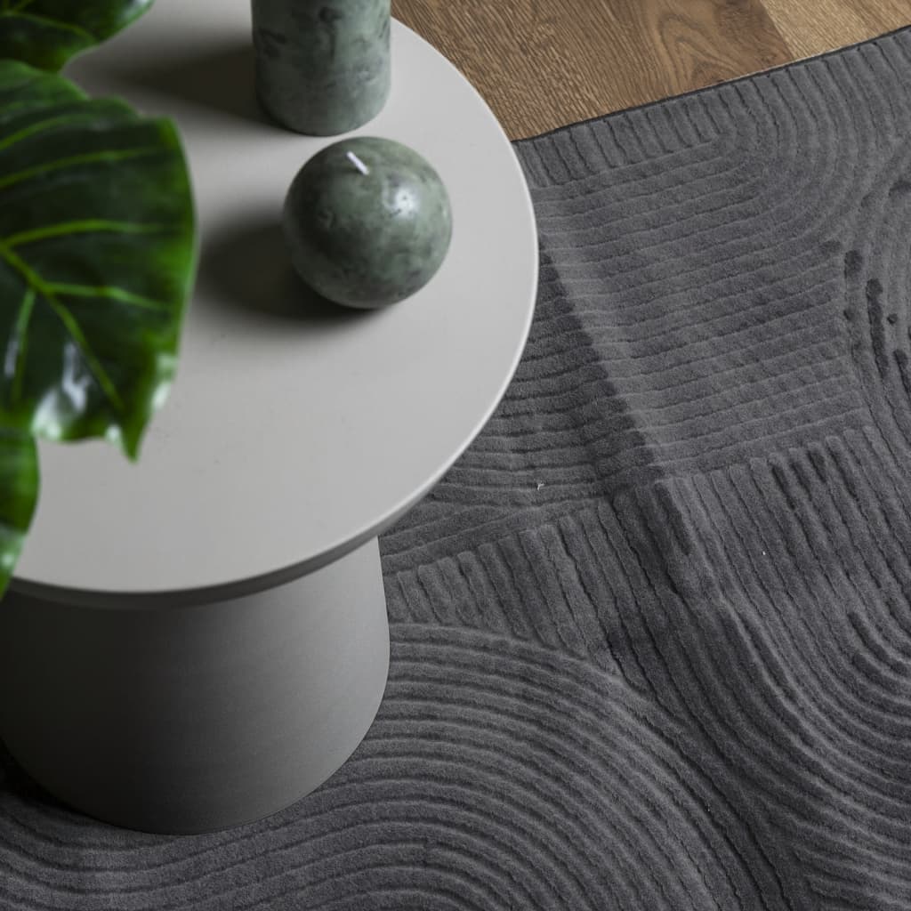 Vloerkleed IZA laagpolig Scandinavisch 200x280 cm antraciet is nu te koop bij PeponiXL, paradijselijk wonen!