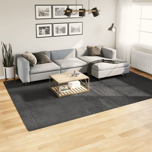 Vloerkleed IZA laagpolig Scandinavisch 240x340 cm antraciet is nu te koop bij PeponiXL, paradijselijk wonen!