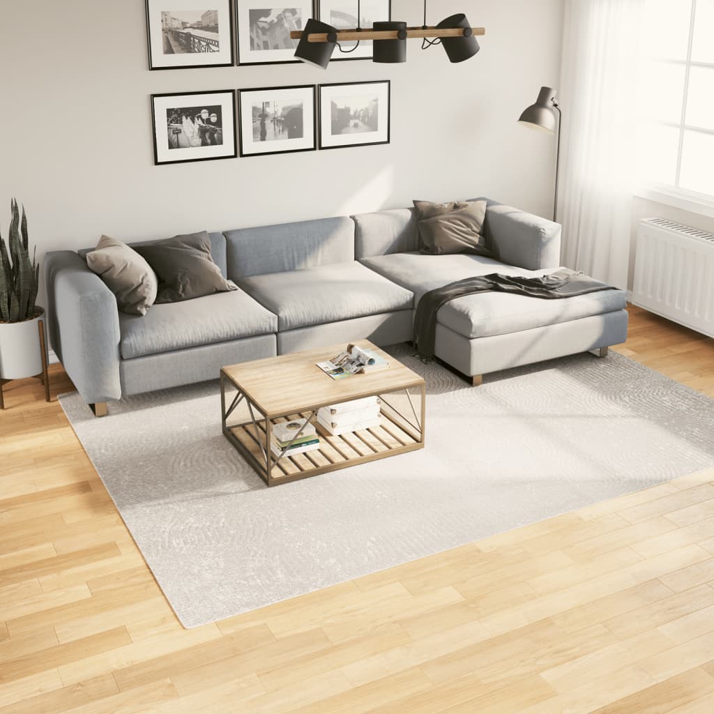Vloerkleed IZA laagpolig Scandinavisch 200x280 cm crèmekleurig is nu te koop bij PeponiXL, paradijselijk wonen!