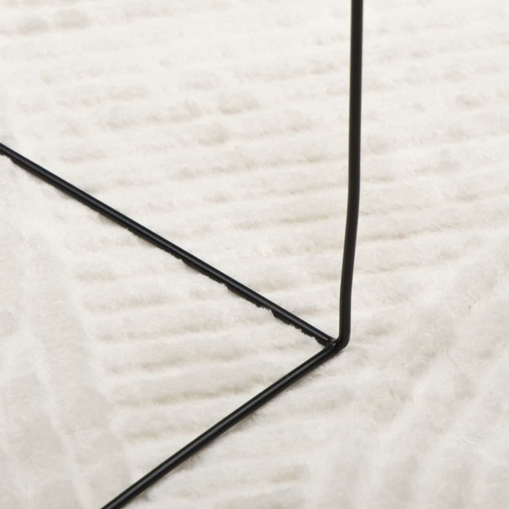 Vloerkleed IZA laagpolig Scandinavisch Ø 120 cm crèmekleurig is nu te koop bij PeponiXL, paradijselijk wonen!