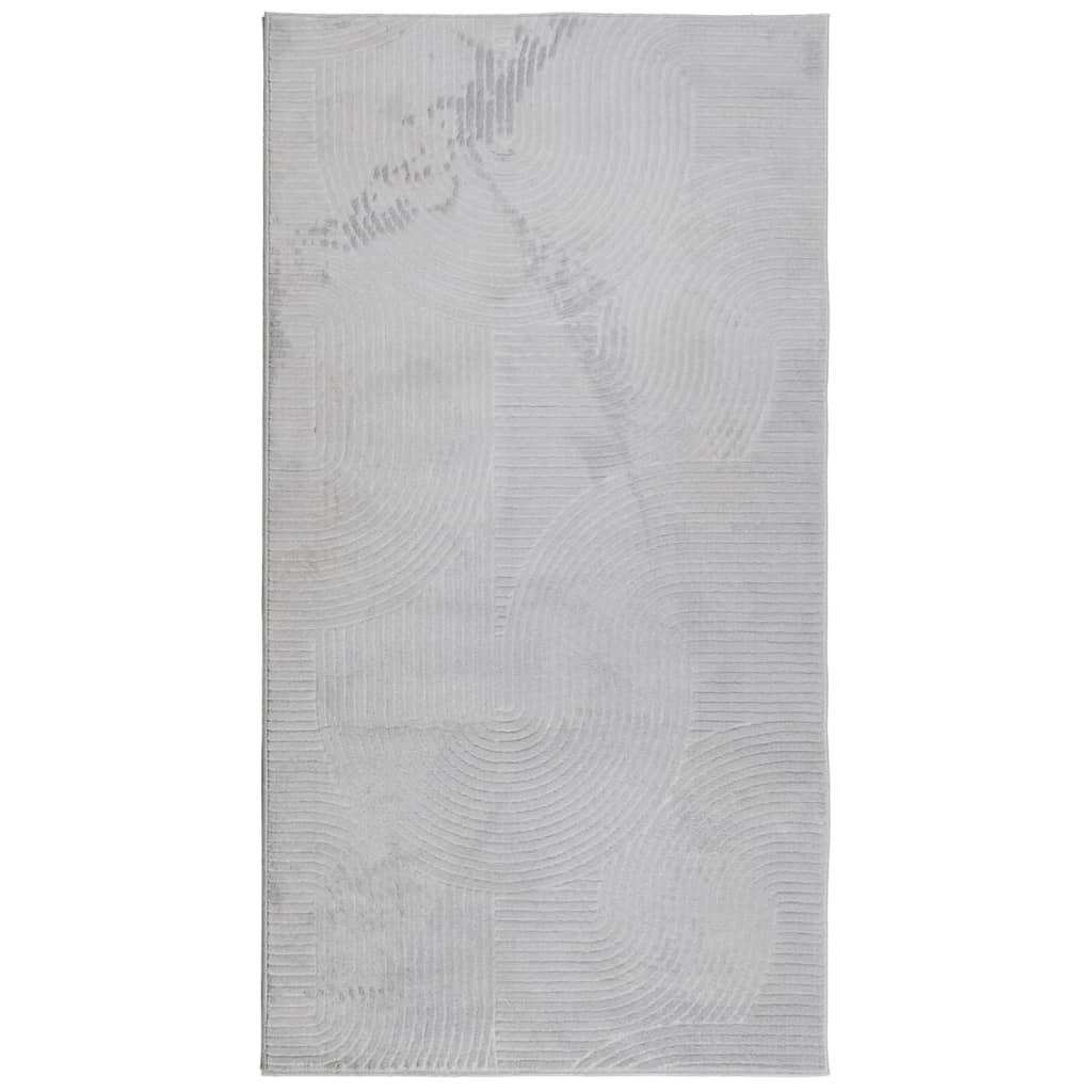 Vloerkleed IZA laagpolig Scandinavisch 80x150 cm grijs is nu te koop bij PeponiXL, paradijselijk wonen!