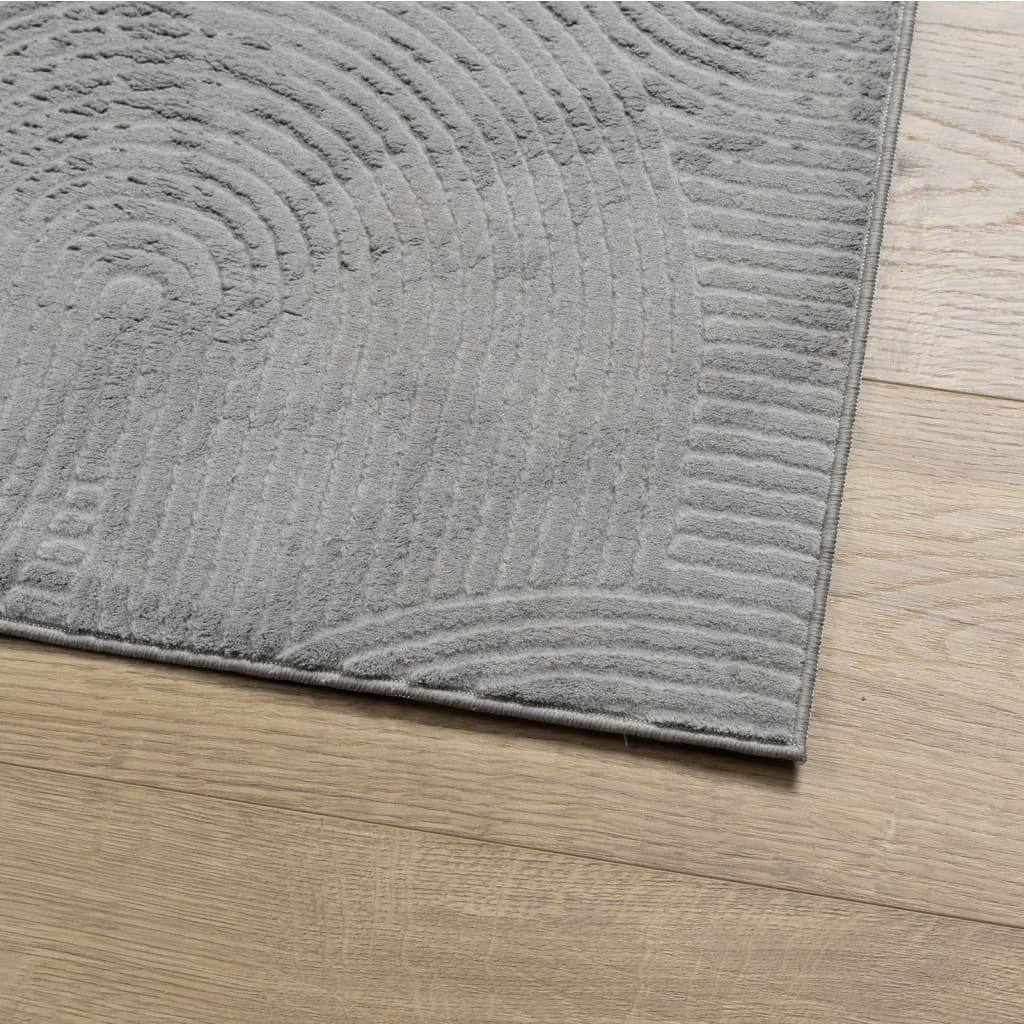 Vloerkleed IZA laagpolig Scandinavisch 80x150 cm grijs is nu te koop bij PeponiXL, paradijselijk wonen!