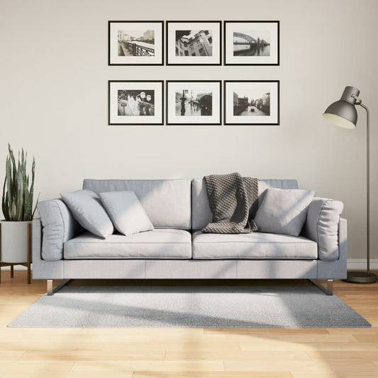 Vloerkleed IZA laagpolig Scandinavisch 80x150 cm grijs is nu te koop bij PeponiXL, paradijselijk wonen!