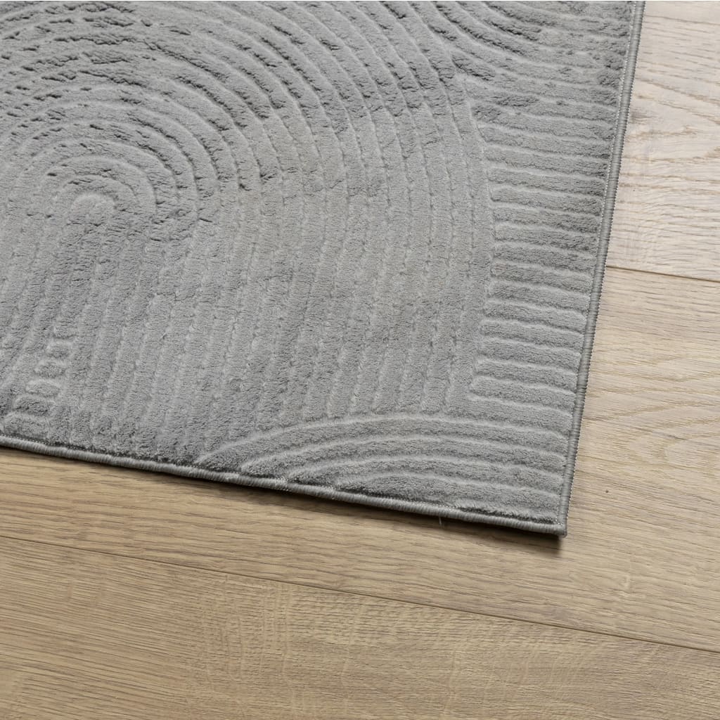 Vloerkleed IZA laagpolig Scandinavisch 160x230 cm grijs is nu te koop bij PeponiXL, paradijselijk wonen!