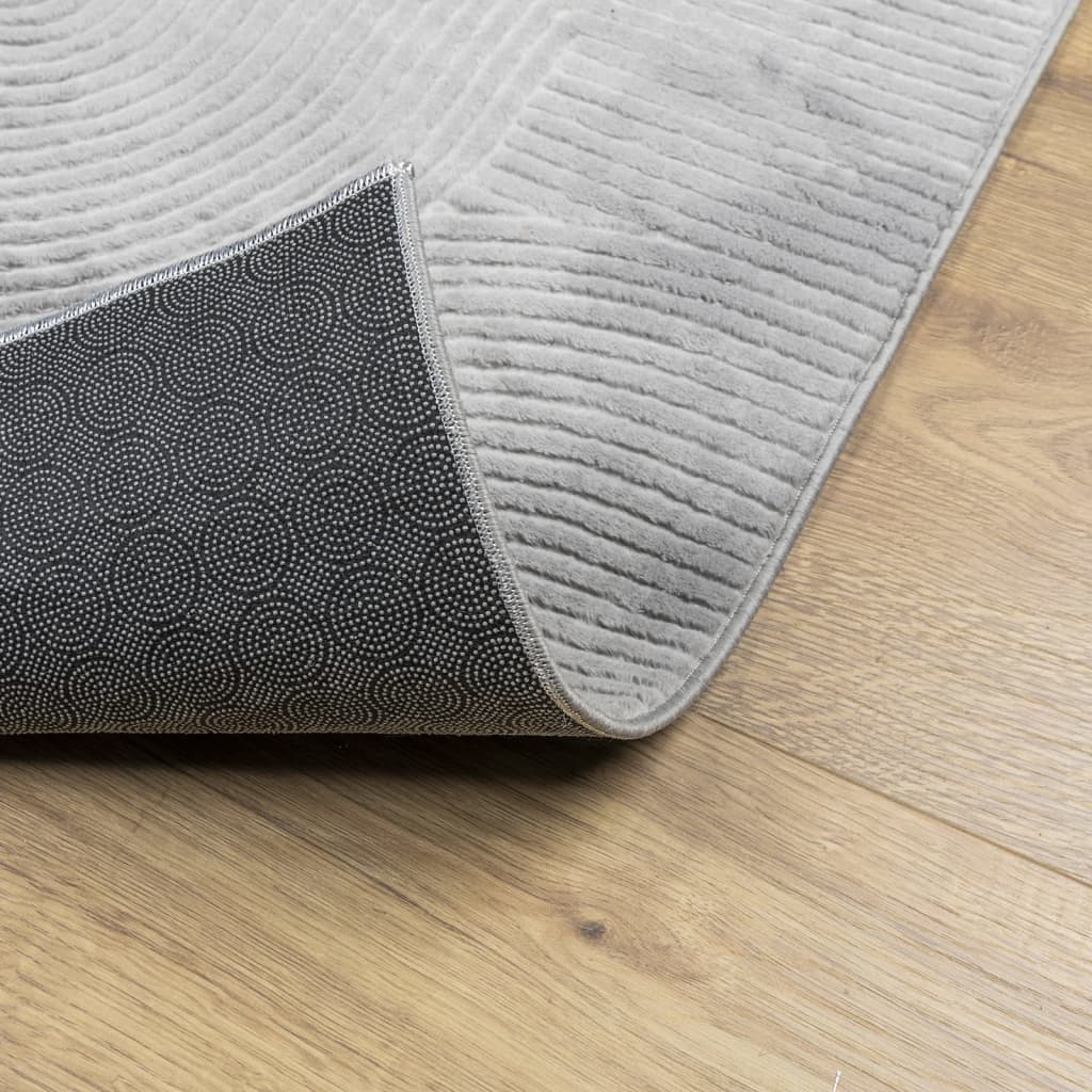 Vloerkleed IZA laagpolig Scandinavisch 160x230 cm grijs is nu te koop bij PeponiXL, paradijselijk wonen!