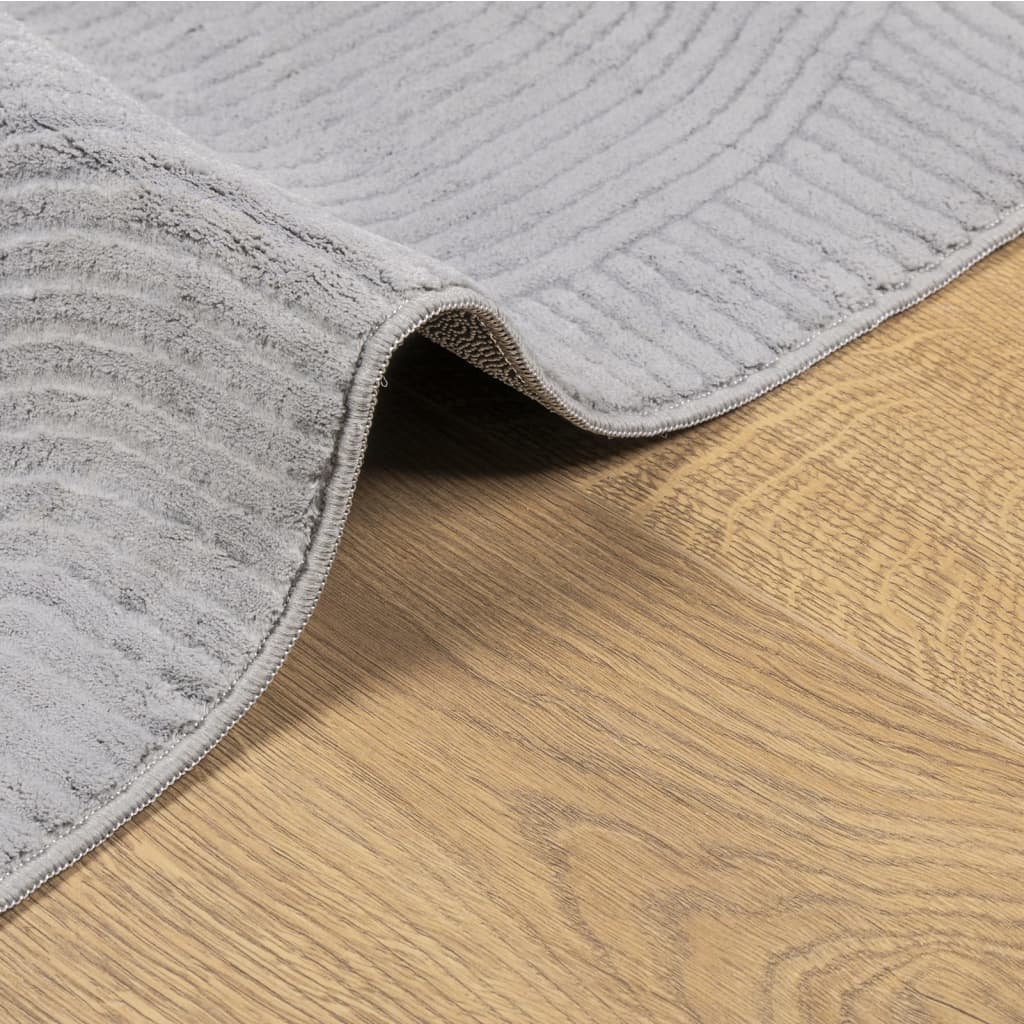 Vloerkleed IZA laagpolig Scandinavisch 200x280 cm grijs is nu te koop bij PeponiXL, paradijselijk wonen!