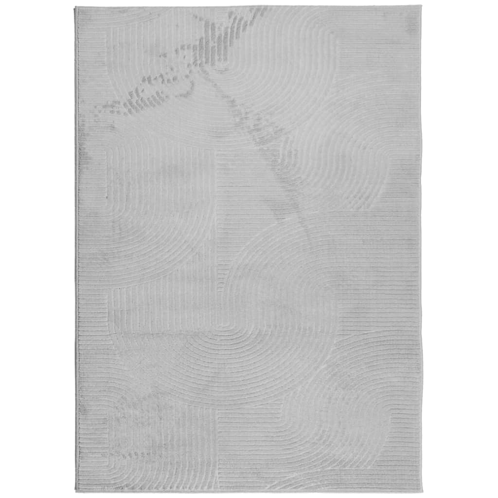 Vloerkleed IZA laagpolig Scandinavisch 240x340 cm grijs is nu te koop bij PeponiXL, paradijselijk wonen!