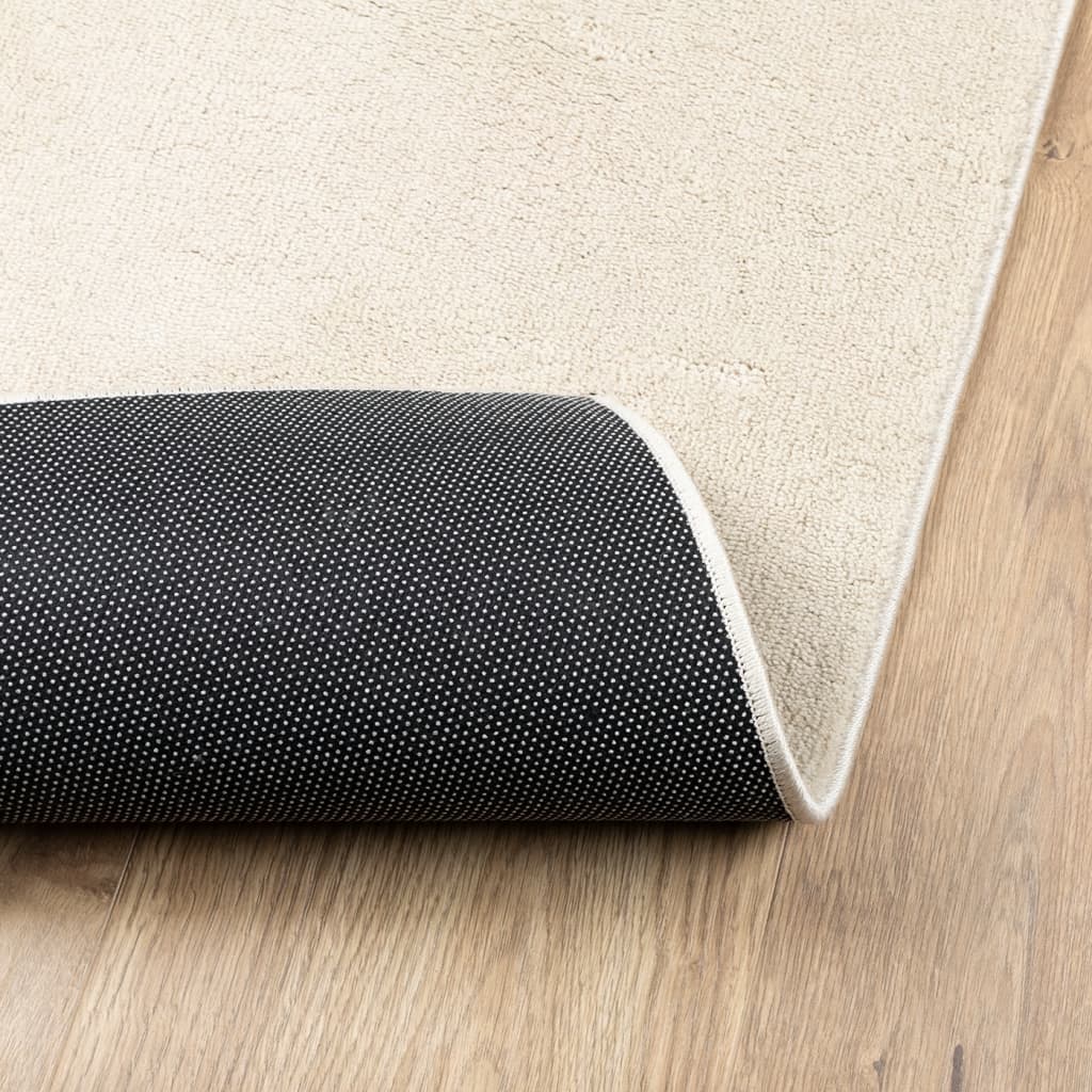 Vloerkleed OVIEDO laagpolig 120x170 cm beige is nu te koop bij PeponiXL, paradijselijk wonen!