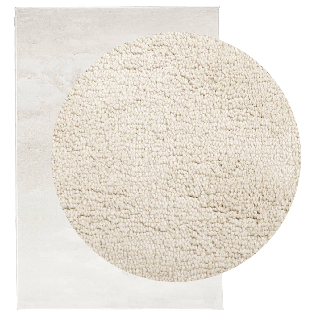 Vloerkleed OVIEDO laagpolig 160x230 cm beige is nu te koop bij PeponiXL, paradijselijk wonen!