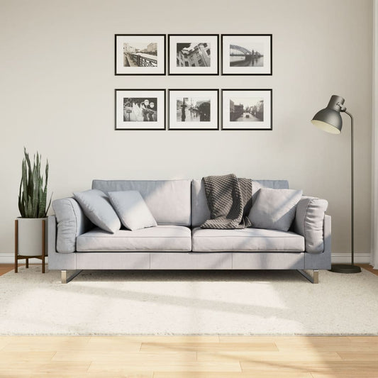 Vloerkleed OVIEDO laagpolig 160x230 cm beige is nu te koop bij PeponiXL, paradijselijk wonen!
