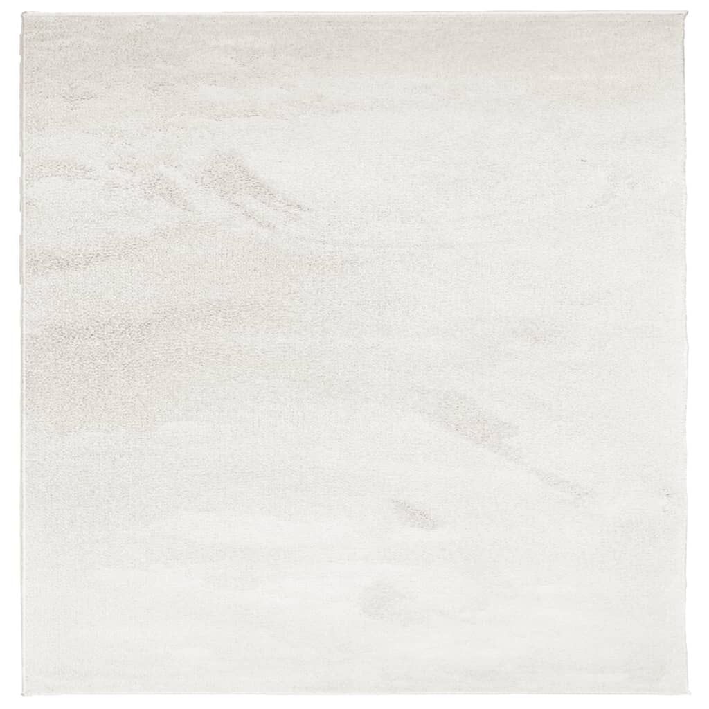 Vloerkleed OVIEDO laagpolig 240x240 cm beige is nu te koop bij PeponiXL, paradijselijk wonen!
