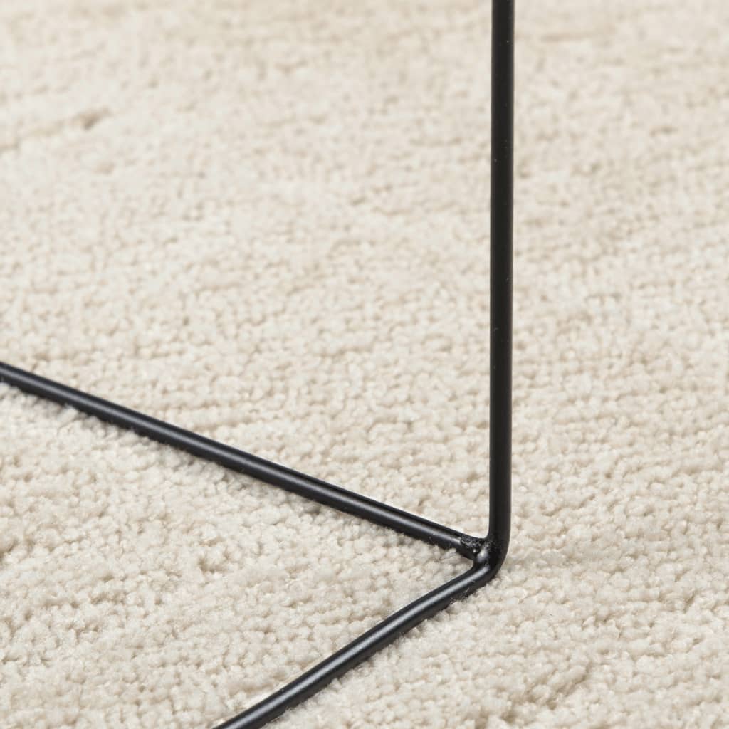 Vloerkleed OVIEDO laagpolig Ø 120 cm beige is nu te koop bij PeponiXL, paradijselijk wonen!