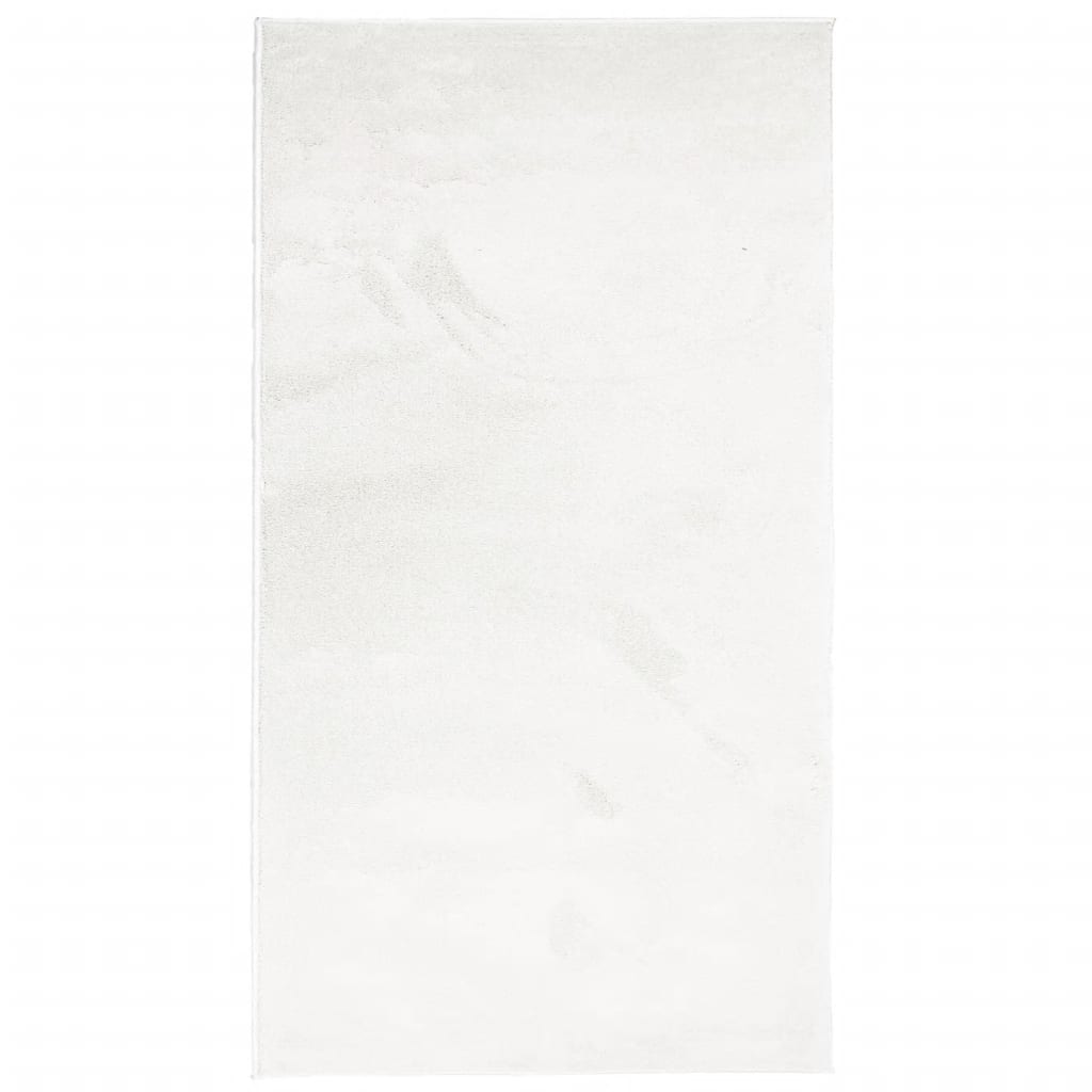 Vloerkleed OVIEDO laagpolig 60x110 cm crèmekleurig is nu te koop bij PeponiXL, paradijselijk wonen!