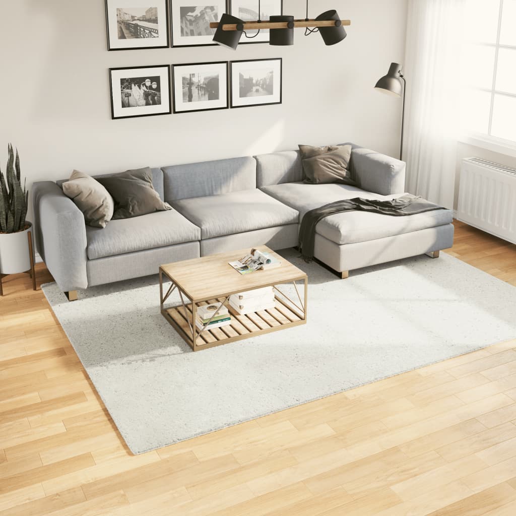 Vloerkleed OVIEDO laagpolig 200x280 cm crèmekleurig is nu te koop bij PeponiXL, paradijselijk wonen!