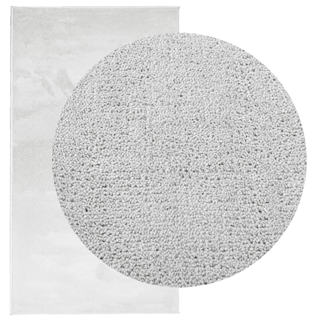 Vloerkleed OVIEDO laagpolig 60x110 cm grijs is nu te koop bij PeponiXL, paradijselijk wonen!