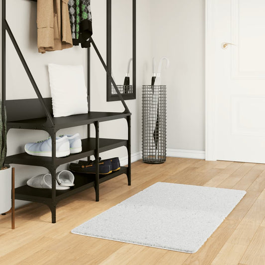 Vloerkleed OVIEDO laagpolig 60x110 cm grijs is nu te koop bij PeponiXL, paradijselijk wonen!