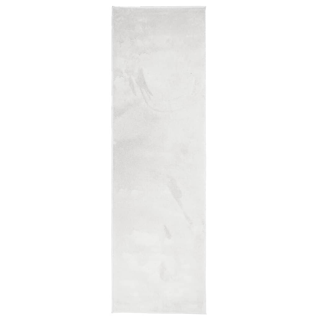 Vloerkleed OVIEDO laagpolig 80x250 cm grijs is nu te koop bij PeponiXL, paradijselijk wonen!