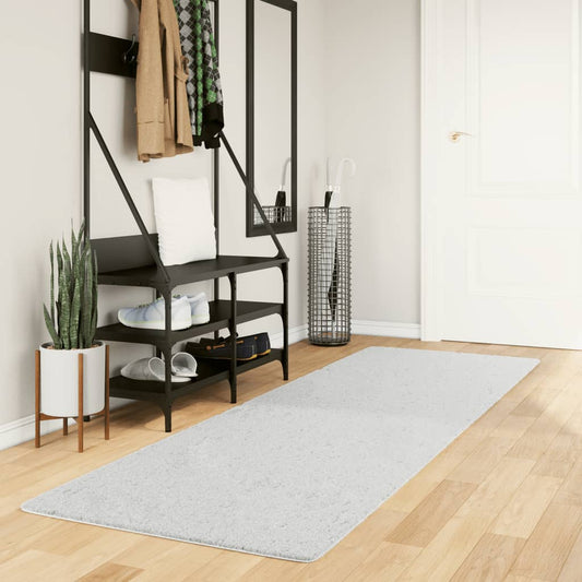 Vloerkleed OVIEDO laagpolig 80x250 cm grijs is nu te koop bij PeponiXL, paradijselijk wonen!