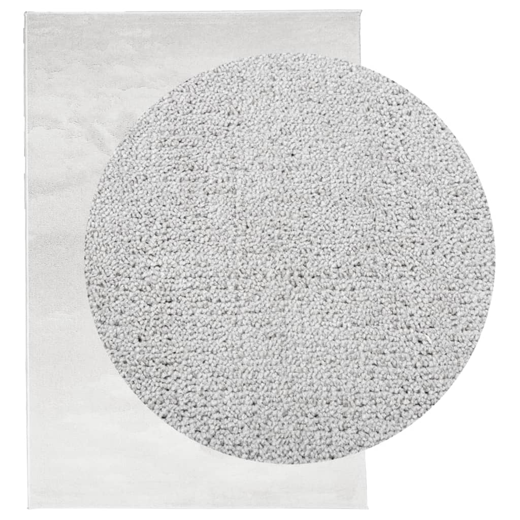 Vloerkleed OVIEDO laagpolig 140x200 cm grijs is nu te koop bij PeponiXL, paradijselijk wonen!