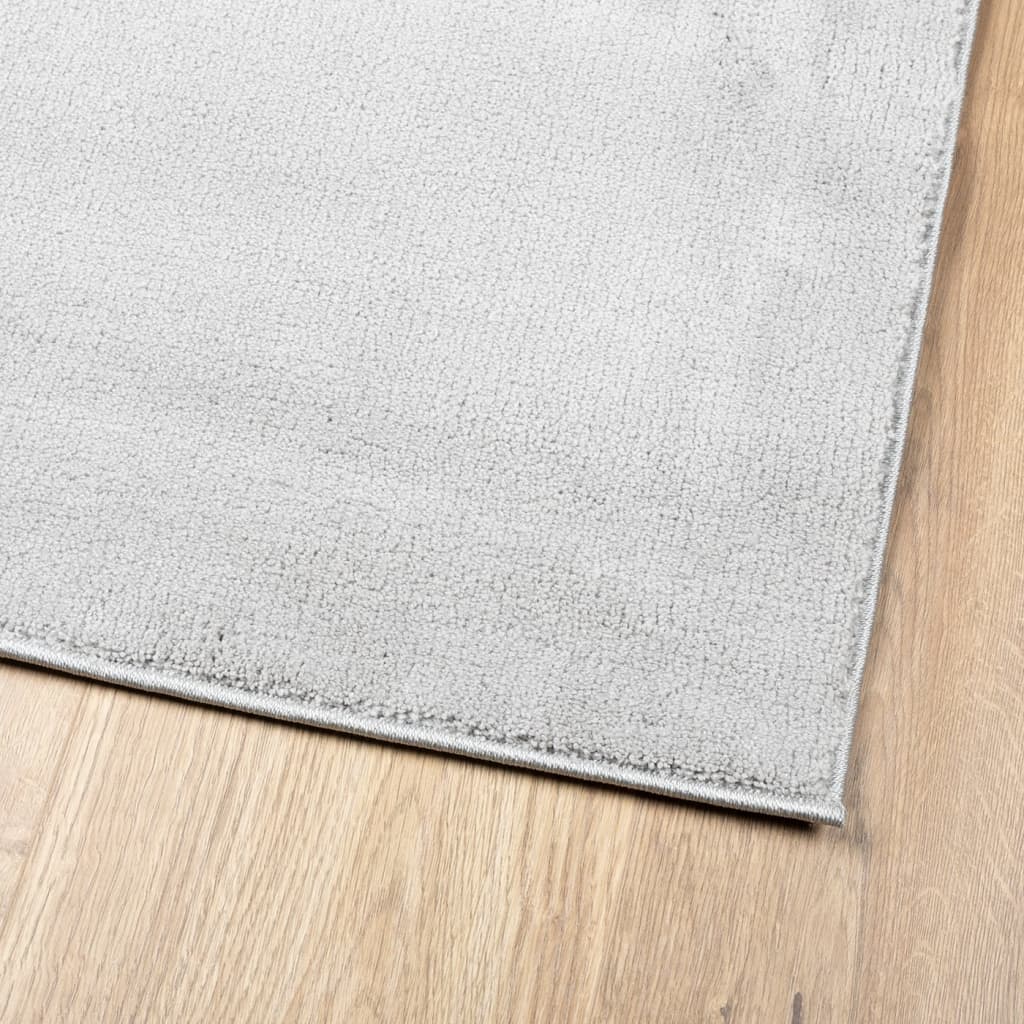 Vloerkleed OVIEDO laagpolig 160x230 cm grijs is nu te koop bij PeponiXL, paradijselijk wonen!