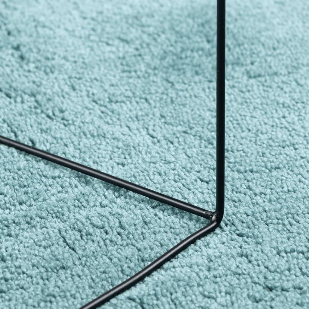 Vloerkleed OVIEDO laagpolig 60x110 cm groen is nu te koop bij PeponiXL, paradijselijk wonen!