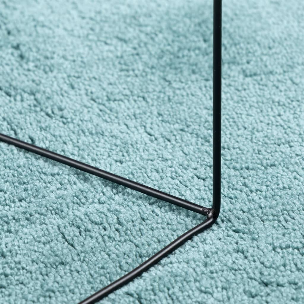 Vloerkleed OVIEDO laagpolig 80x250 cm groen is nu te koop bij PeponiXL, paradijselijk wonen!