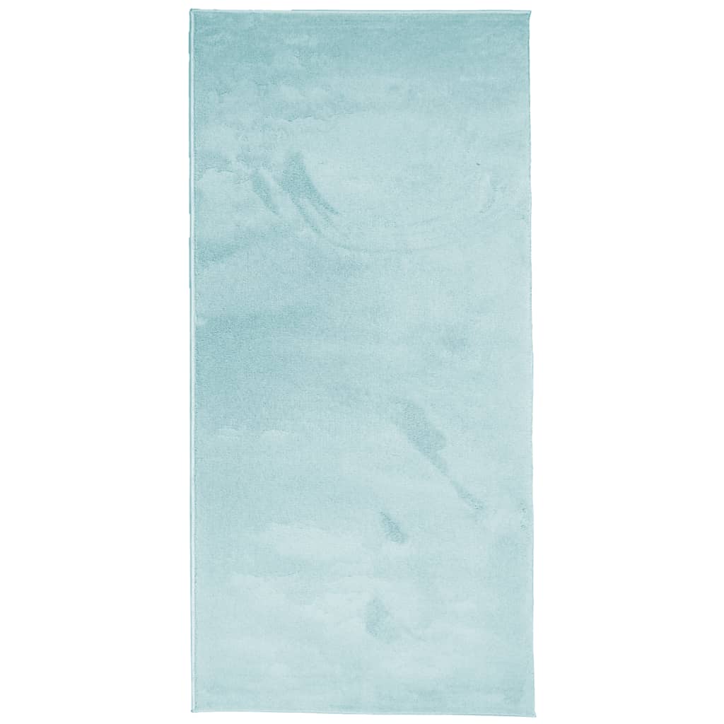 Vloerkleed OVIEDO laagpolig 100x200 cm groen is nu te koop bij PeponiXL, paradijselijk wonen!