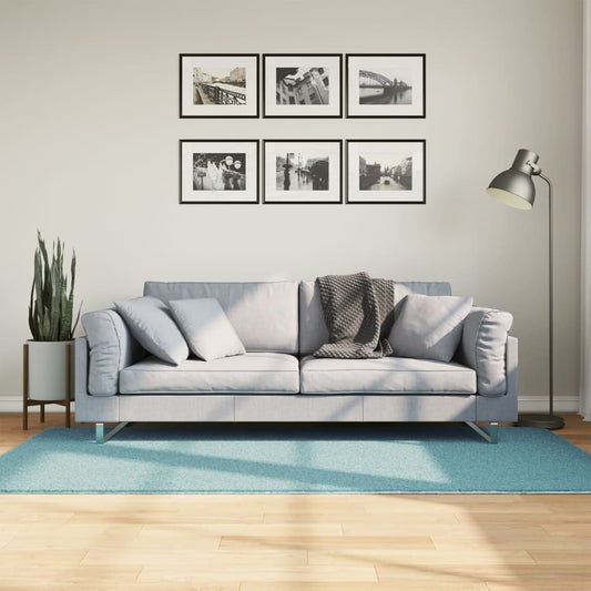 Vloerkleed OVIEDO laagpolig 100x200 cm groen is nu te koop bij PeponiXL, paradijselijk wonen!
