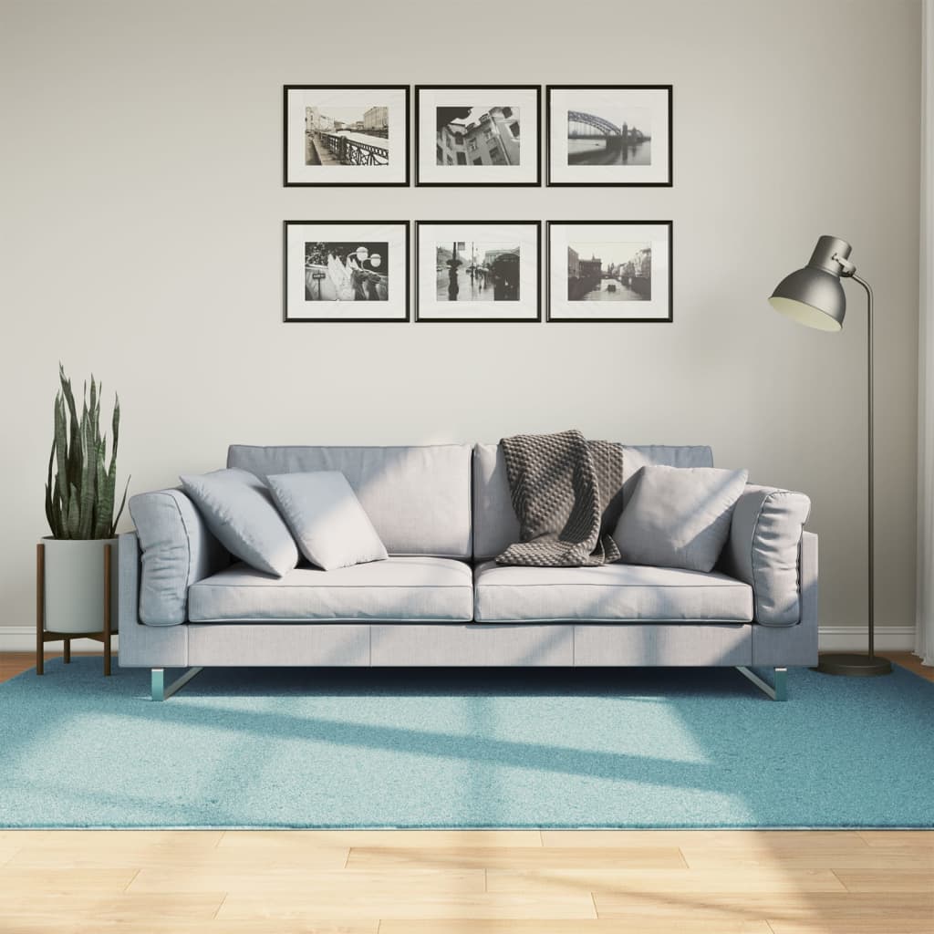 Vloerkleed OVIEDO laagpolig 160x230 cm groen is nu te koop bij PeponiXL, paradijselijk wonen!