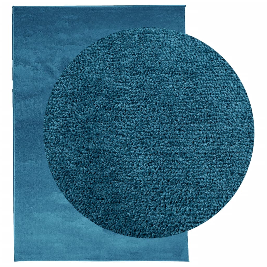Vloerkleed OVIEDO laagpolig 200x280 cm turquoise is nu te koop bij PeponiXL, paradijselijk wonen!